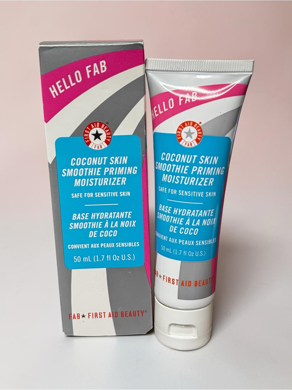 First Aid Beauty Hello Fab Coconut Skin Smoothie Priming Moisturizer 1.7oz/50ml
